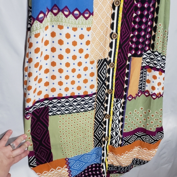 Anthropologie everyway sleeveless shirt dress. 6/8 - Picture 5 of 14